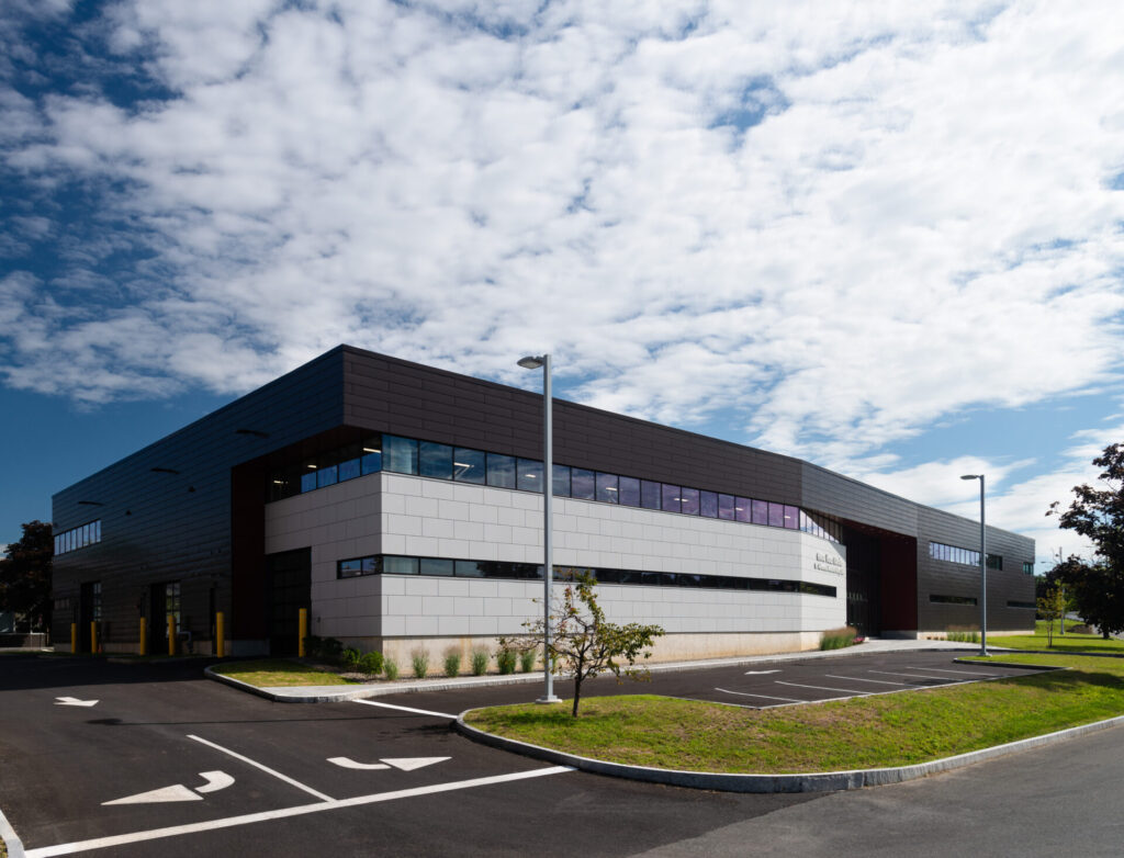Gene F. Haas Center for Advanced Manufacturing Skills, also known as CAMS, on the Troy campus of Hudson Valley Community College.