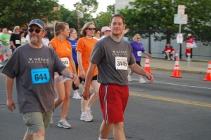 Partner Marty Weber and son Alex