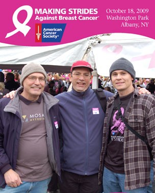 (r-l) Team Captain Dan Kelly, Partner Mike Fanning and Architect Chris Nolte Make Strides at American Cancer Society Walkathon