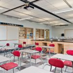 Mosaic’s design of the Glens Falls High School Science Wing was richly informed by listening to the needs of the teachers who would use the classrooms.