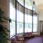 The Burnt Hills-Ballston Lake school design includes a vestibule with a glass curtain wall.