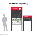 Wayfinding signage design: Mosaic developed new signage standards for the entire SUNY Plattsburgh campus sign system from monumental entrance signs to classrooms.