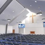 Interior rendering as part of Mosaic Associates' Feasibility Study and Master Plan for Bethlehem Lutheran Church.