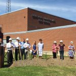 Ceremonial groundbreaking on Mosaic Associates' for the STEAM addition at Burnt Hill-Ballston Lake High School.